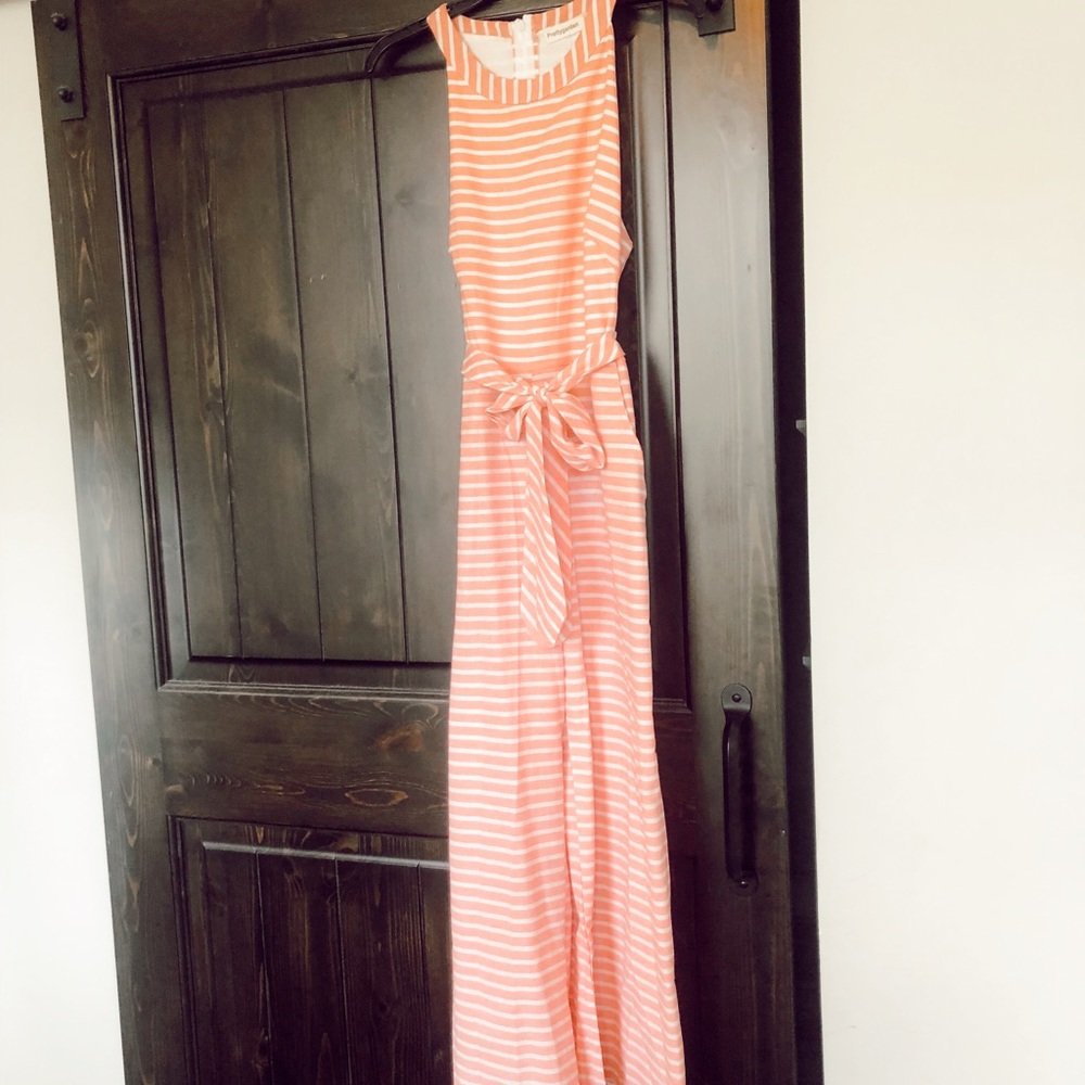 Striped jumpsuit